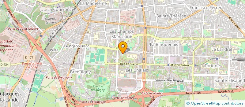 localisation de l'entreprise ASS MODELE CLUB RENNAIS  RENNES