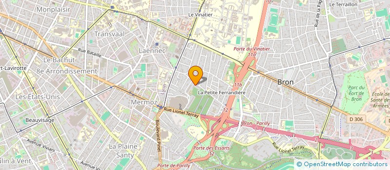 localisation de l'entreprise ASS MODELISTES FERROVIAIRES LYONNAIS à BRON