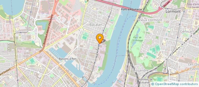 localisation de l'entreprise ASS MODERNE ADMINIST GESTION CIDUNATI à BORDEAUX