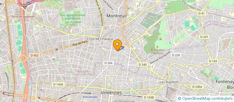 localisation de l'entreprise ASS MODERNE INSTALLATIONS ELECTRIQUES à MONTREUIL
