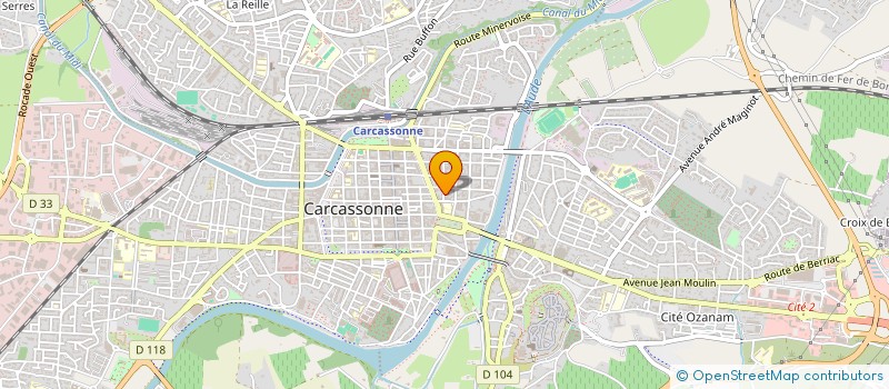 localisation de l'entreprise ASS MODERNE PROMOTION SOCIALE AGRC MIDI à CARCASSONNE