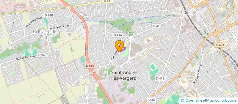 localisation de l'entreprise ASS MODERNISATION ENTREPRISES à SAINT-ANDRE-LES-VERGERS