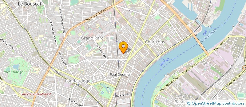 localisation de l'entreprise ASS MOHAMLET THEATRE  BORDEAUX