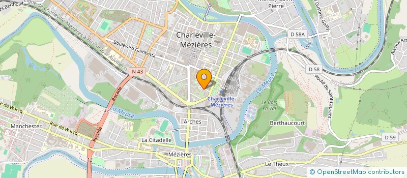 localisation de l'entreprise ASS MOHON COMMERCE ARTISANAT à CHARLEVILLE-MEZIERES