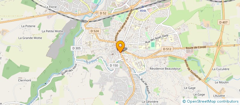 localisation de l'entreprise ASS MOIS PHOTOGRAPHIE EN PAYS VIROIS  VIRE-NORMANDIE