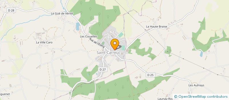 localisation de l'entreprise ASS MON 7EMME SENS  SAINT-CARREUC