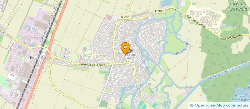localisation de l'entreprise ASS MOND ECH INTERN ET DEVEL à ERSTEIN