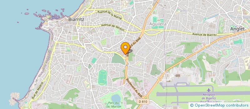 localisation de l'entreprise ASS MONITEURS SECOURIME SAPEURS POMPIERS à BIARRITZ