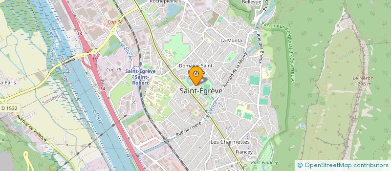 localisation de l'entreprise ASS MONT SAINT MARTIN ANIMATION JEUNESSE à SAINT-EGREVE