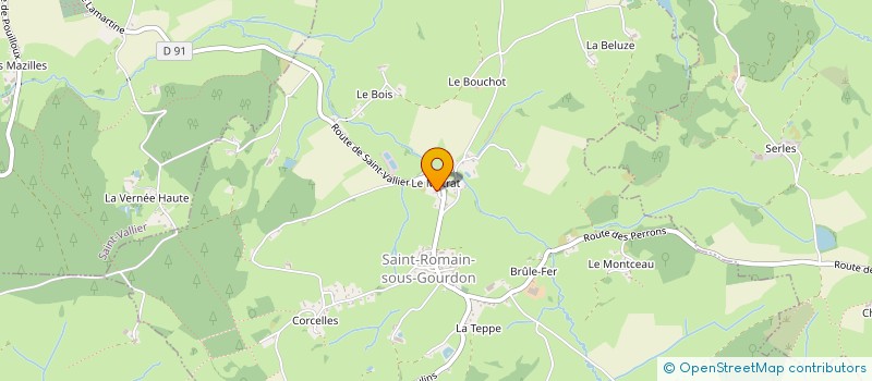 localisation de l'entreprise ASS  MONTCEAU GEISLINGEN CONTACTS  SAINT-ROMAIN-SOUS-GOURDON