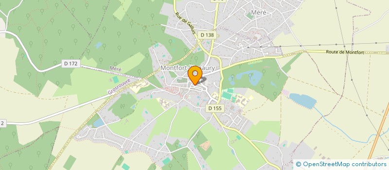 localisation de l'entreprise ASS MONTFORTOIS EDUC POPULAIRE  MONTFORT-L'AMAURY