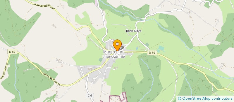 localisation de l'entreprise ASS MONTREDONNAISE CULTURE ET LOISIRS à MONTREDON-LABESSONNIE