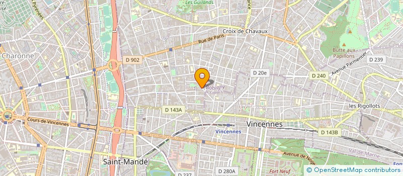 localisation de l'entreprise ASS MONTREUIL EN EVEIL à MONTREUIL