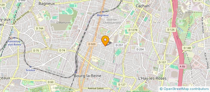 localisation de l'entreprise ASS MORALE INTERNAT II KWAN TO JI IN BUPTAN à BOURG-LA-REINE