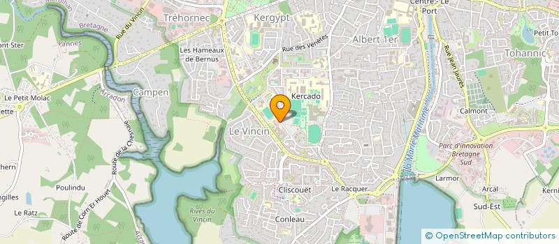 localisation de l'entreprise ASS MORBIHAN DEVELOP COOPERAT TECHNILOGI à VANNES