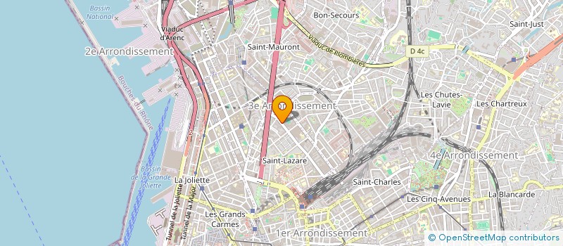 localisation de l'entreprise ASS MOSAIQUES BELLE DE MAI à MARSEILLE