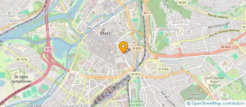 localisation de l'entreprise ASS MOSELLANE D'ORGANISATION DES LOISIRS à METZ