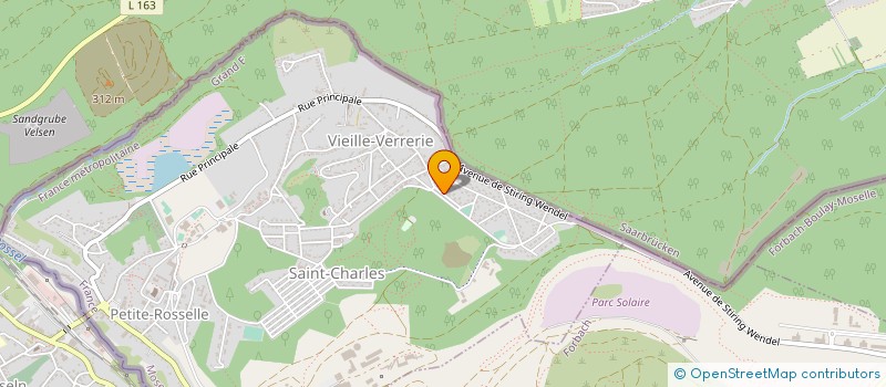 localisation de l'entreprise ASS MOSELLANE DES RADIOAMATEURS  PETITE ROSSELLE