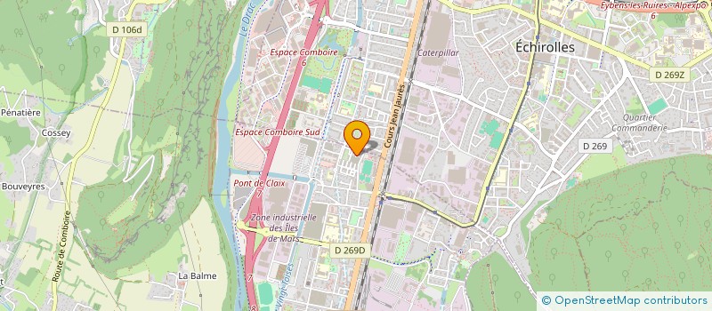 localisation de l'entreprise ASS  MOTIF DE  LE PONT-DE-CLAIX