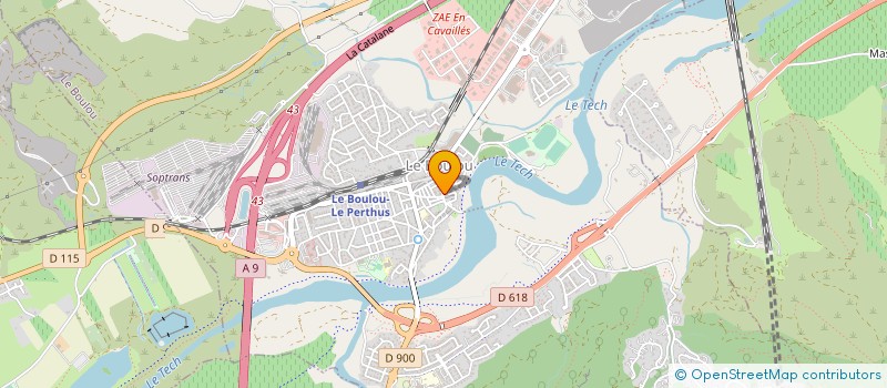 localisation de l'entreprise ASS MOTO CLUB DU BOULOU  LE BOULOU