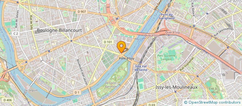 localisation de l'entreprise ASS MOTO-CLUB DU PARIS DAKAR à BOULOGNE-BILLANCOURT