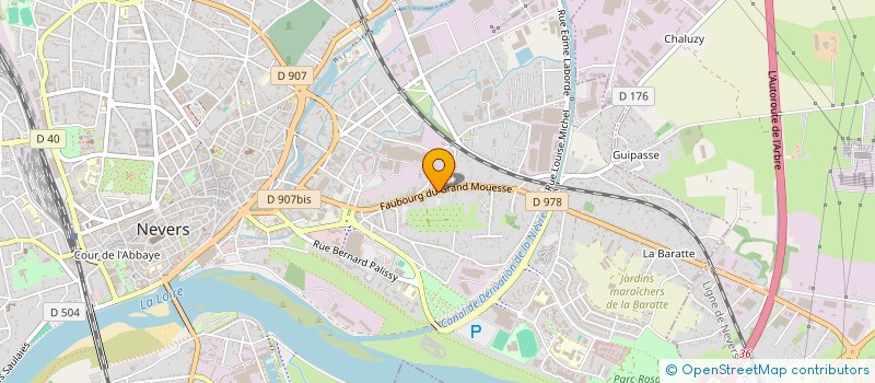localisation de l'entreprise ASS MOUESSE ANIMATION à NEVERS