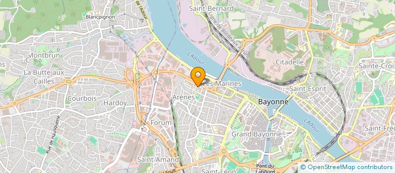 localisation de l'entreprise ASS MOULIN DE BALICHON  BAYONNE