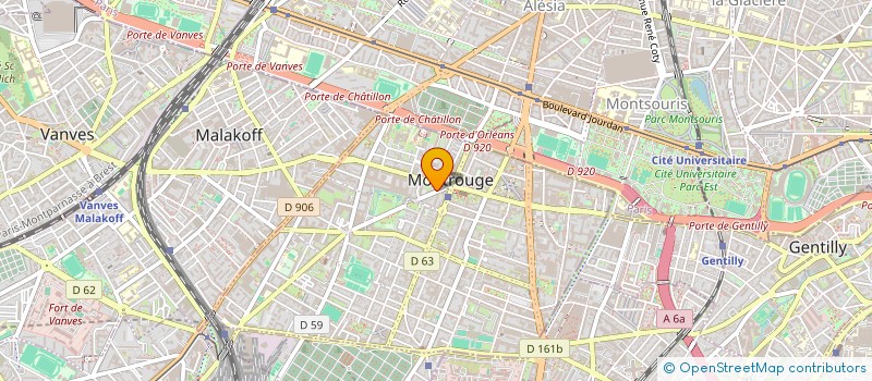 localisation de l'entreprise ASS MOULIN ET AUTRES à MONTROUGE