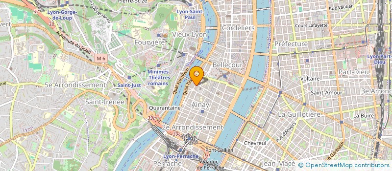 localisation de l'entreprise ASS MOUV MISSION INFORM SPIRIT à LYON
