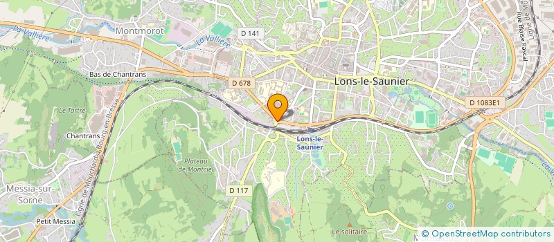 localisation de l'entreprise ASS MOUVEM EUCHARISTIQUE JEUNES DU JURA à LONS-LE-SAUNIER