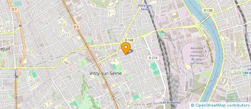 localisation de l'entreprise ASS MOUVEMENT B à VITRY-SUR-SEINE