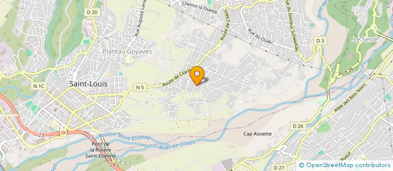 localisation de l'entreprise ASS MOUVEMENT FRANCAIS POUR LE PLANNING FAMILIAL AD-974 à SAINT-LOUIS