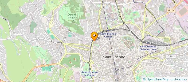 localisation de l'entreprise ASS MOUVEMENT JEUNES SOCIALISTES LOIRE  SAINT-ETIENNE