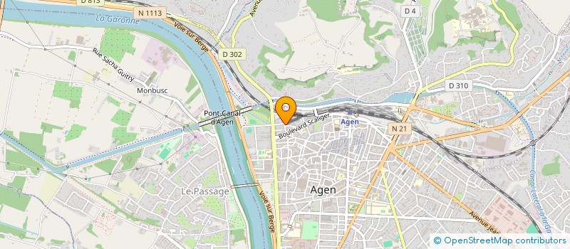 localisation de l'entreprise ASS MOYENNE GESTION SCE ACTION SOCIALE à AGEN