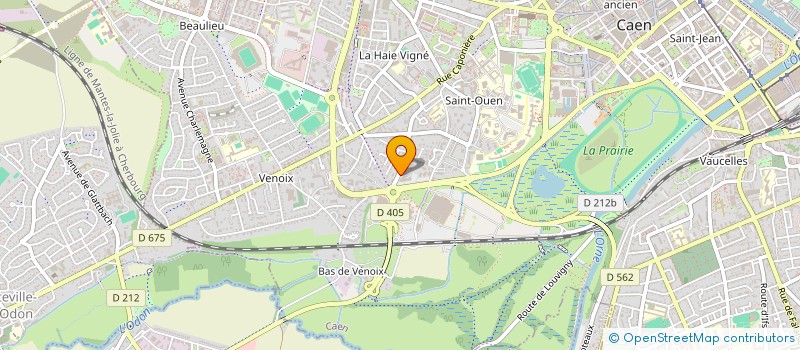 localisation de l'entreprise ASS MSA SERVICES COTES NORMANDES à CAEN