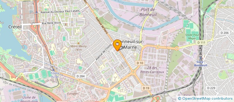localisation de l'entreprise ASS MUAY THAI BONNEUIL à BONNEUIL-SUR-MARNE