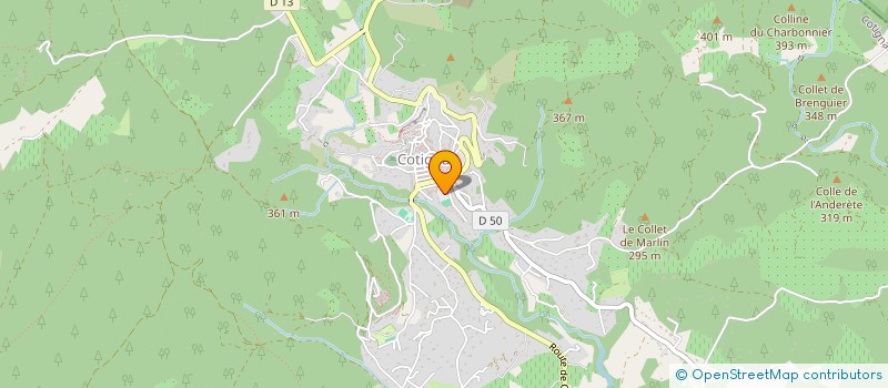 localisation de l'entreprise ASS MULTI ACCUEIL COLLECTIF LES PAPILLONS à COTIGNAC
