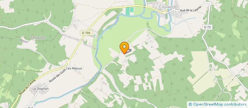 localisation de l'entreprise ASS MULTI ACTIVITES CULTURELLES ET SPORTIVES  COULAURES