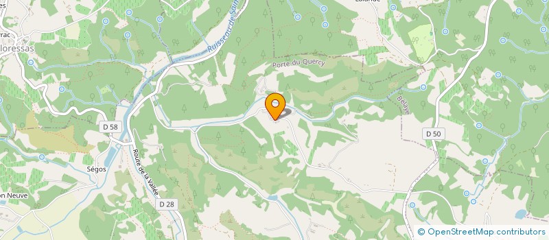 localisation de l'entreprise ASS MULTI COM à PORTE-DU-QUERCY