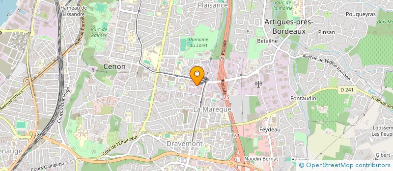 localisation de l'entreprise ASS MULTIMEDIA EMPLOI -MULTIMEDIA JOBS  CENON