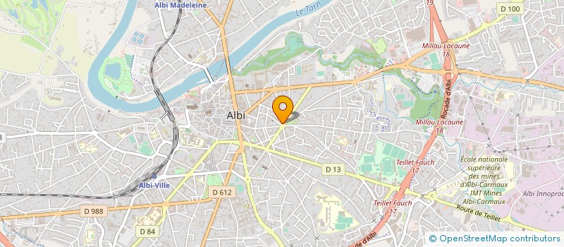 localisation de l'entreprise ASS MULTISPORTS ALBIGEOISE à ALBI