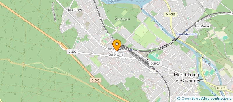 localisation de l'entreprise ASS MUNICIPALE GEST CENTRE MEDICO-SPORTIF VENEUX  MORET-LOING-ET-ORVANNE