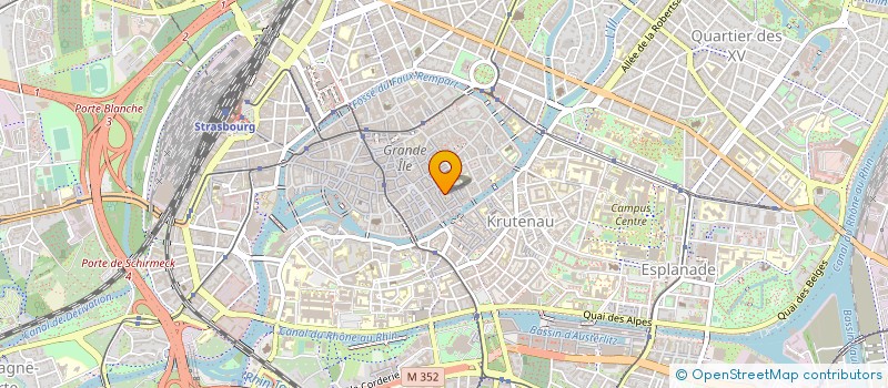 localisation de l'entreprise ASS MUSEE ART MODERNE CONTEMP STRASBOURG  STRASBOURG