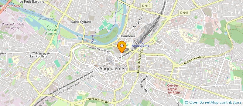 localisation de l'entreprise ASS MUSEE DE L'ECOLE PUBLIQUE à ANGOULEME