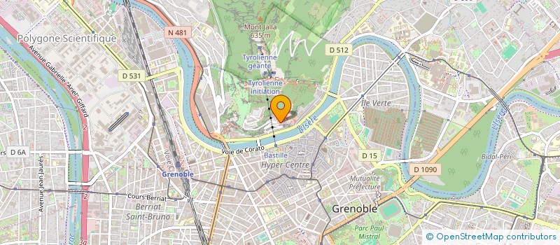 localisation de l'entreprise ASS MUSEE ET PATRIMOINE ISERE DAUPH ALPE  GRENOBLE