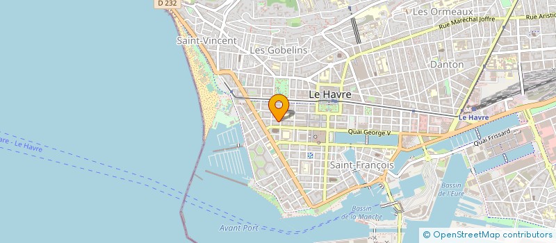 localisation de l'entreprise ASS MUSEE HAVRAIS TRANSP MARITIME TERRE  LE HAVRE