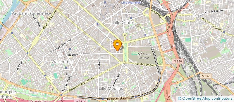 localisation de l'entreprise ASS MUSEOPHILIE à LILLE