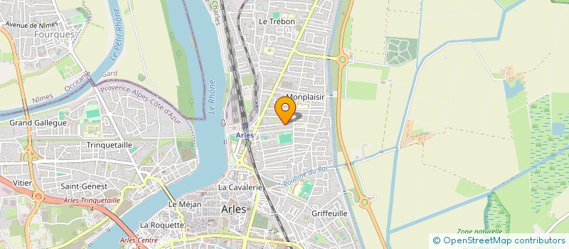 localisation de l'entreprise ASS MUSIC'ARTS à ARLES