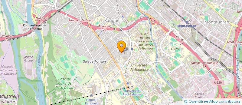 localisation de l'entreprise ASS MUSICA RANGUEIL à TOULOUSE