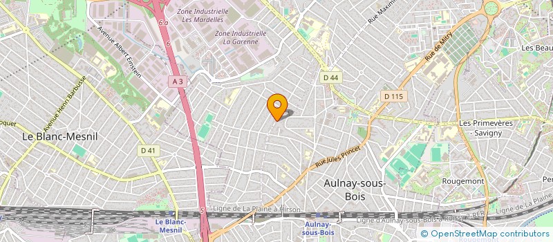 localisation de l'entreprise ASS MUSICA TEMPORALIA à AULNAY-SOUS-BOIS